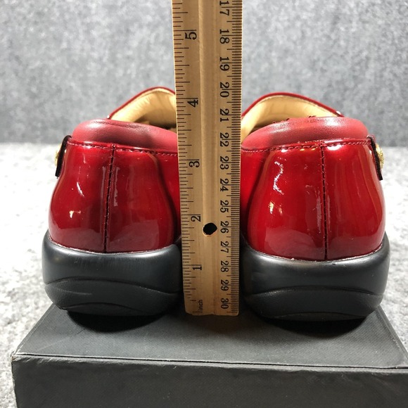 Alegria KEL-7844 Clogs Womens 7 Red Patent Leather Slip Resistant Shoes Comfort - Picture 5 of 16